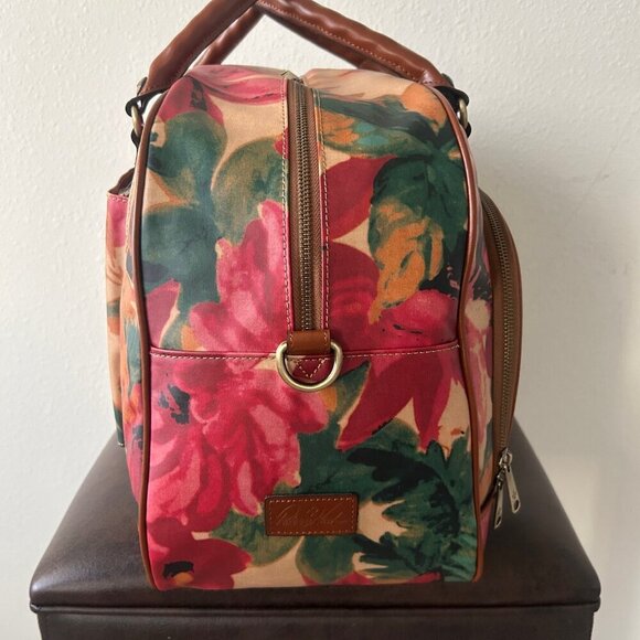 Patricia Nash GONNESA Overnight Bag SPRING MULTI Luggage NWT - Picture 11 of 13